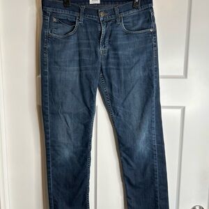 Hudson Mid Rise Womens Jeans Straight  Leg Stretch Denim Tag Size 31 (6152)